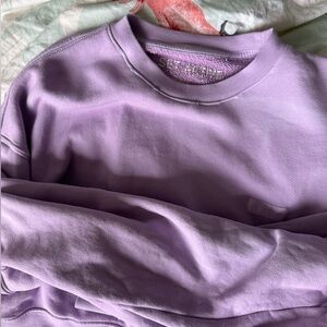 Set Active limited edition color - Sparkle Cropped Crewneck Sweatshirt. Medium